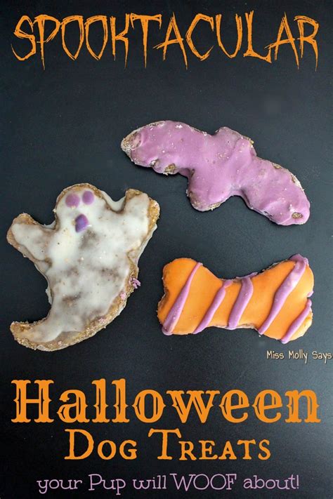 Spooktacular Banana & Squash Halloween Dog Treats your Pup will WOOF about! - Miss Molly Says