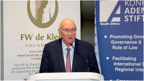 Defiant Fw De Klerk Foundation To Eff Apartheid Wasnt A Crime Against