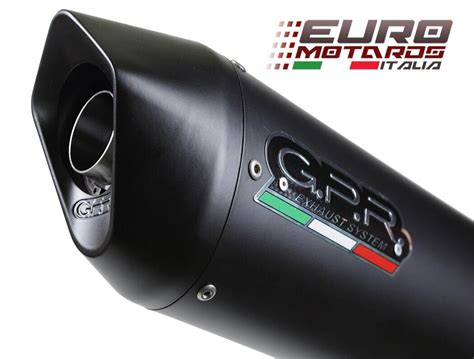 For Ktm Duke 125 2017 2018 High Mount Gpr Exhaust Slip On Silencer Furore Nero Ebay