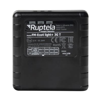 Comprar ECO4LIGHT3GT RUPTELA Localizador Vehicular 3G Sensores De