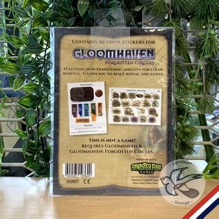 NewGloomhaven Removable Sticker Set Forgotten Circles Accessory For