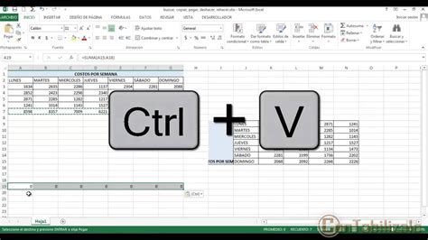 Buscar Copiar Pegar Deshacer Rehacer En Excel YouTube