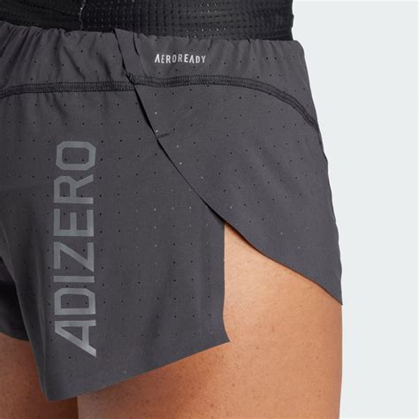 Adidas Adizero Running Split Shorts Black Ik9708