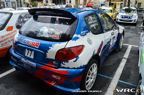 André Jean Philippe Burzio Lucas Peugeot 206 GT Rallye National