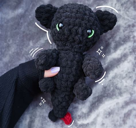 Baby Toothless Dragon - Etsy