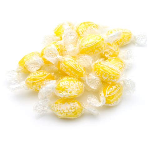 Wrapped Sherbet Lemons Traditional Boiled Sweets From The