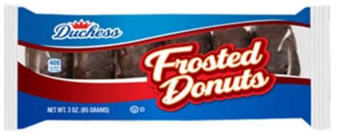 Duchess Frozen Chocolate Donuts 6 Pack Inner Pack 72 627317