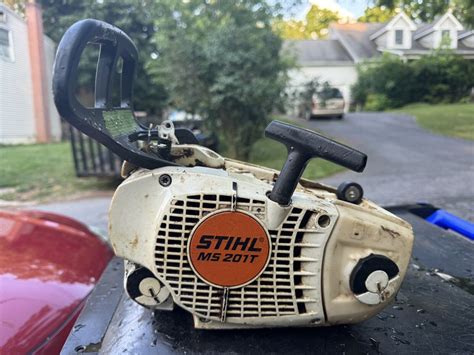 Stihl Ms201t Top Handle Chainsaw For Parts Or Repair 352cc Limb