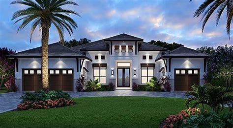 House Plan 52998 Florida Style With 3387 Sq Ft 4 Bed 4 Bath