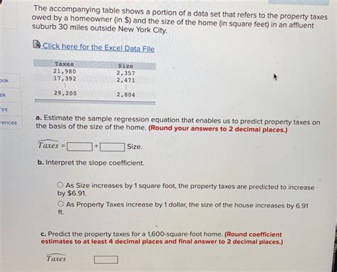 Solved The Accompanying Table Shows A Portion Of A Data Set Chegg