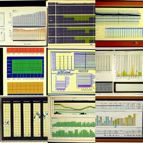 Isometric Business Dashboard With Time Series Charts Stable