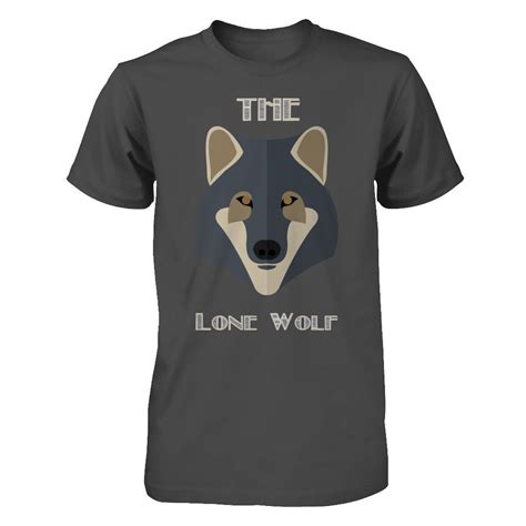 The Lone Wolf Attitude Tee Mens Tops Mens Tshirts