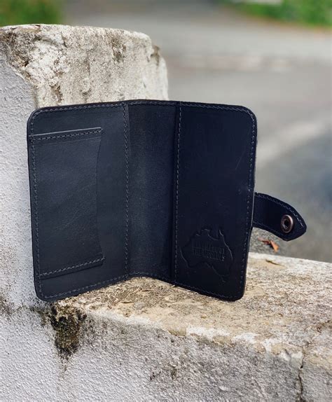 Passport Holder Kangaroo Leather Made In Australia The Real Mccaul Leathergoods