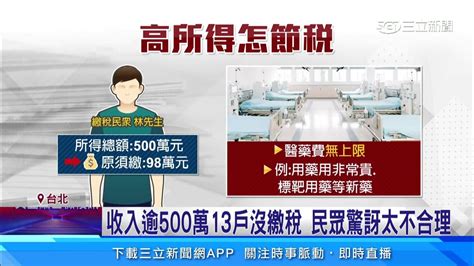 賺越多繳越少 260戶年所得逾200萬「零繳稅」│94看新聞 Youtube