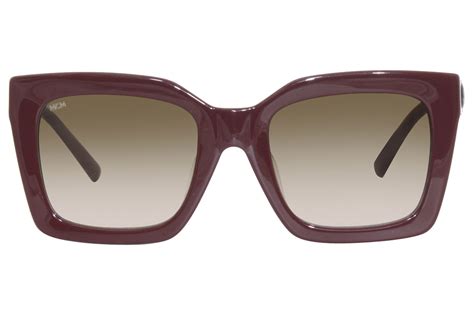 Mcm Mcm727slb 601 Sunglasses Mens Burgundybrown Gradient Square Shape 52mm