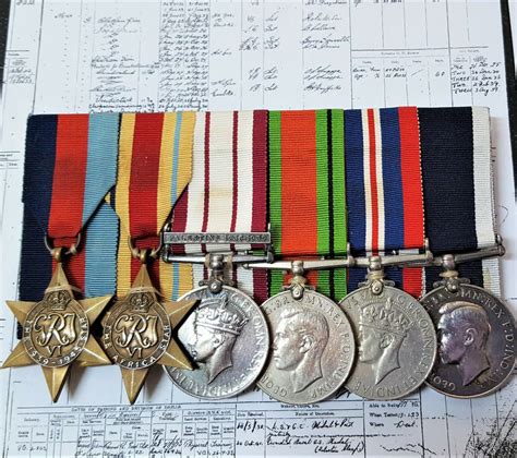 Ww2 Royal Marine Long Service Medal Group E C Newman New Zealand Naval