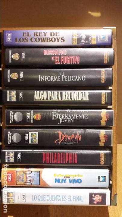 vhs lote de 18 películas con estantería incl Comprar Películas de