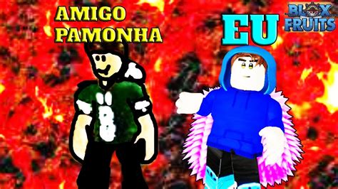 Meu Amigo Jogando Blox Fruits Pela Primeira Vez Youtube