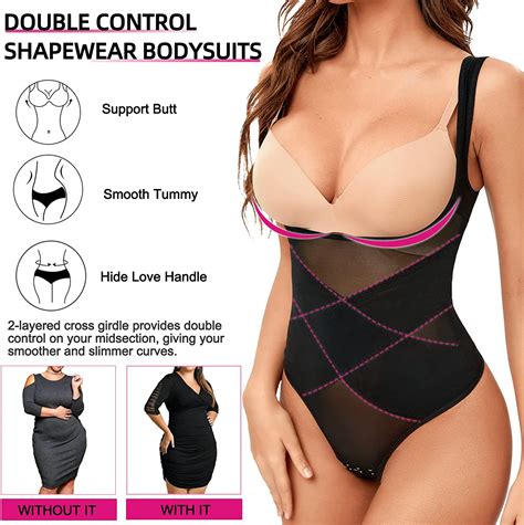 Vaslanda Shapewear For Women Cross Ab Compression Tummy Control Thong