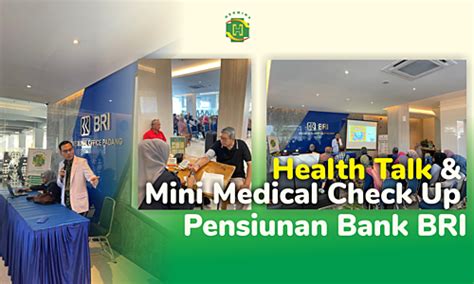 Hermina Hospitals Health Talk And Mini Medical Check Up For BRI Bank