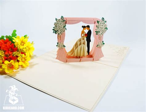 Wedding Day Pop Up Card Kiricard