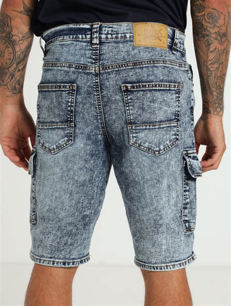 Denim Cargo Shorts Blue Edgars Namibia