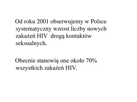 PPT EPIDEMIOLOGIA HIV AIDS na świecie i w Polsce PowerPoint