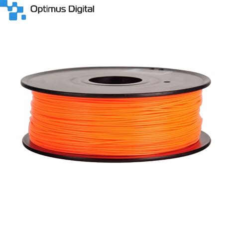 Filament Pentru Imprimanta 3D 1 75 Mm PLA 1 Kg Portocaliu Transparent