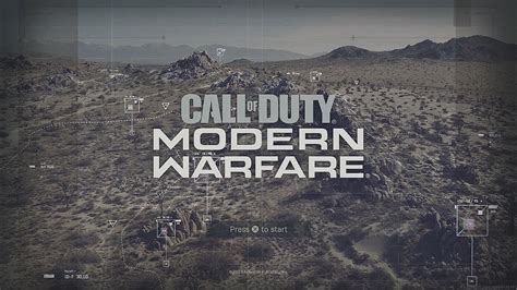 Call Of Duty Modern Warfare Main Menu Music Youtube