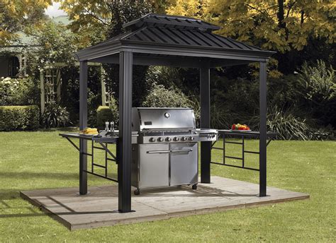 Sojag Bbq Messina Grill Gazebo 6 X 8 Ft Gazebos For Patios And