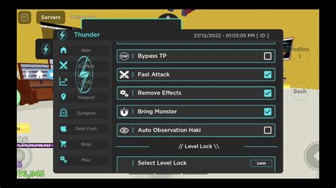 Blox Fruits Script Or Exploit On Pc And Mobile With Thunder Z Youtube
