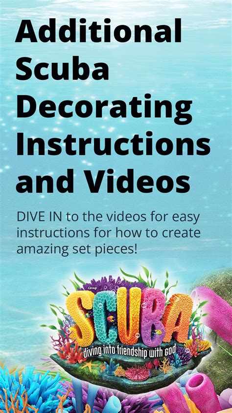 Additional Scuba Decorating Instructions And Videos In 2024 Ocean Vbs