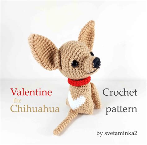 Chihuahua Crochet Pattern Dog Crochet Pattern Amigurumi Dog Inspire