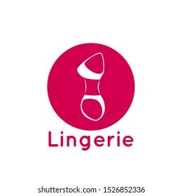 Lingerie Lady Bra Logo Vector Illustration Stock Vector Royalty Free