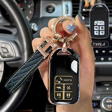 Honda Car Key Case Rhinestones Keychain – aeliesa