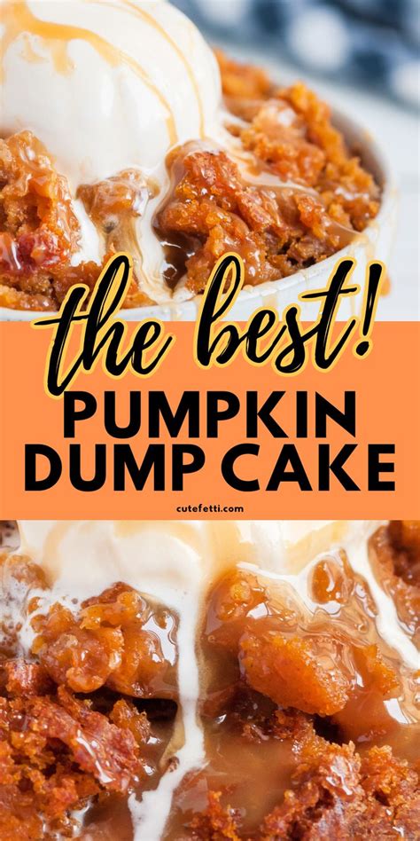 Slow Cooker Pumpkin Dump Cake Recipe Pumpkin Recipes Dessert Crockpot Dessert Recipes Slow