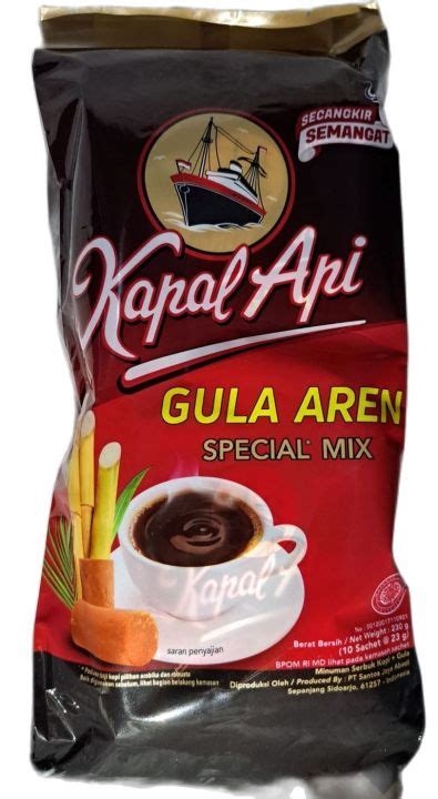 Kapal Api Special Mix Gula Aren Pack Sachet X Gr Kopi Kapal