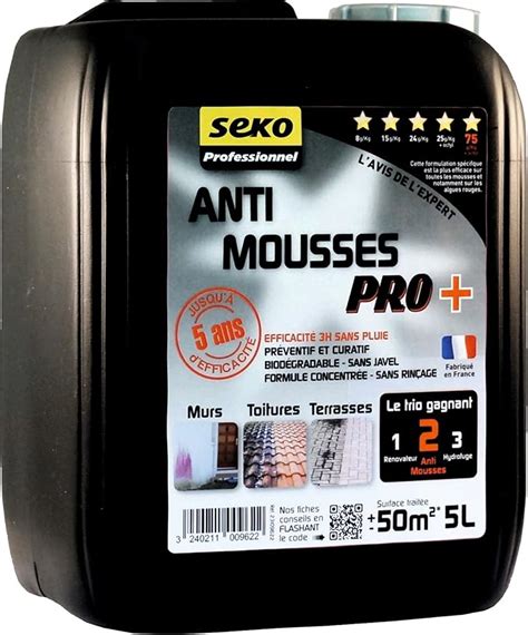 Anti Mousse Professionnel Concentr Diluer Seko Professionnel Bidon