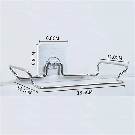 Multifunction Kitchen Hanging Trash Rack Trash Bag Bracket Self