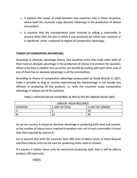 Chapter Theories Of International Trade Pdf