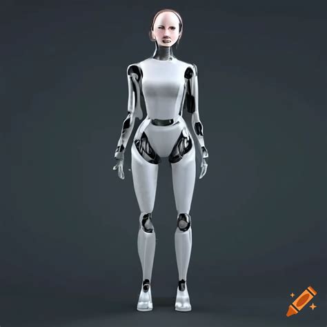 3d Rendering Of A Futuristic Robot Girl On Craiyon