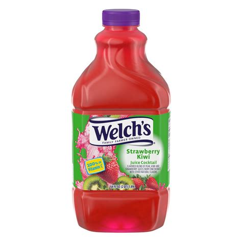 Welchs Strawberry Kiwi Juice Cocktail 64 Fl Oz Delivery Or Pickup Near Me Instacart