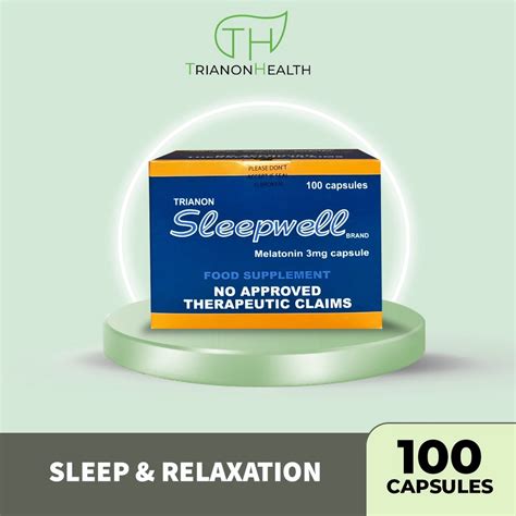 Sleepwell 3mg Pure Melatonin Sleep Aid And Immune System Supplement