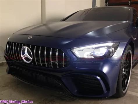 Emblema Led Nuevo Parrilla Mercedes Benz Amg Gtr Gt Meses Sin