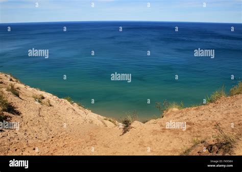 Huge Sand Dunes Of Pictured Rocks National Lakeshore On Lake Superior