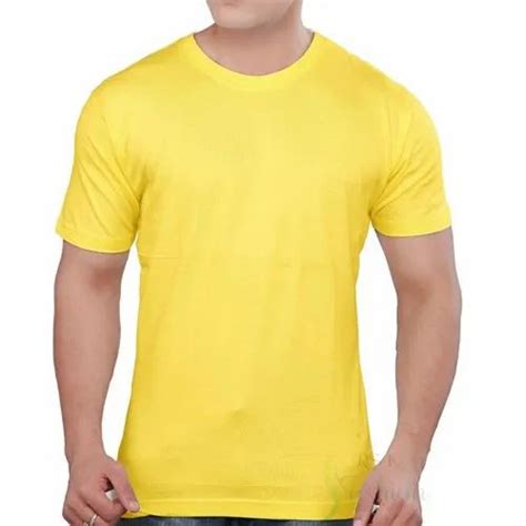 Men Half Sleeve Gsm Plain Round Neck T Shirt At Rs In Tiruppur