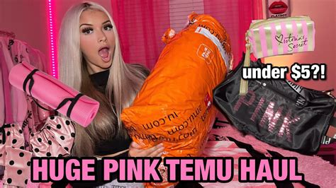 Huge Temu Haul 2023 Pink Girly And Affordable Youtube