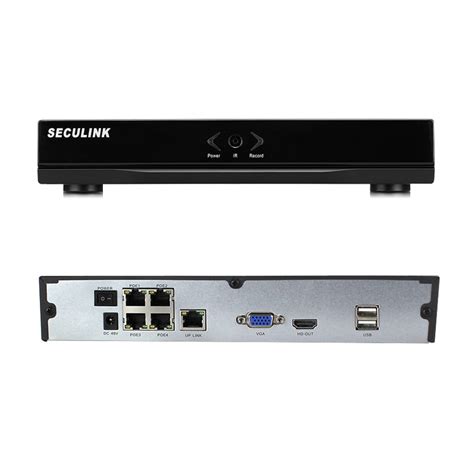 Seculink 4 Channel POE NVR 4MP 5MP Super HD ONVIF Network Video