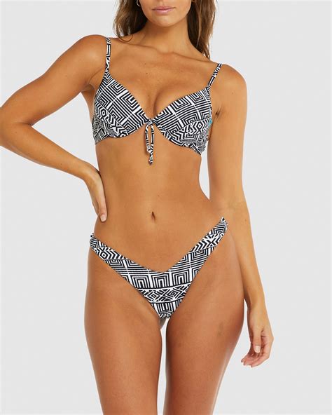 Baku Calcutta V Front Brazilian Bikini Bottom Multi SurfStitch