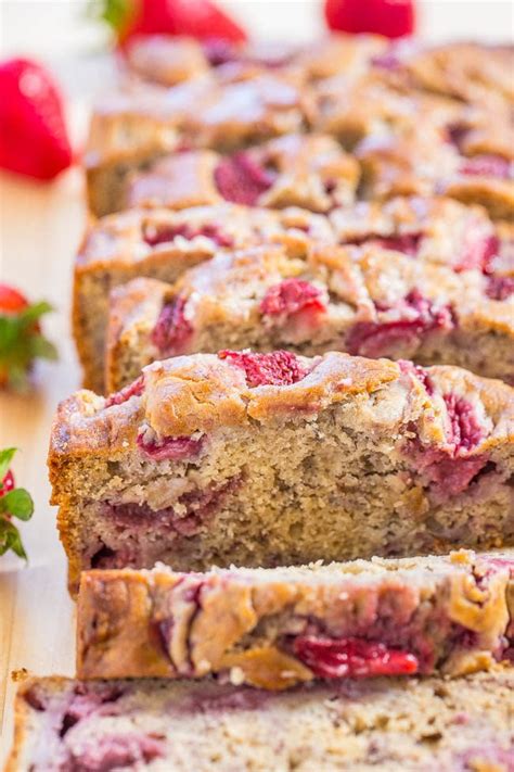 Soft And Fluffy Strawberry Banana Cake Averie Cooks